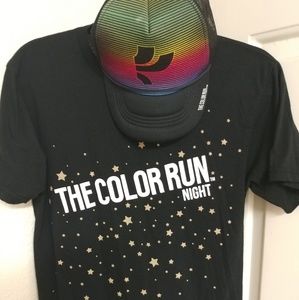 Color Run shirt and hat
